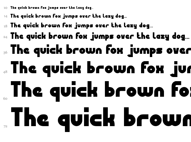 Most Famous font waterfall